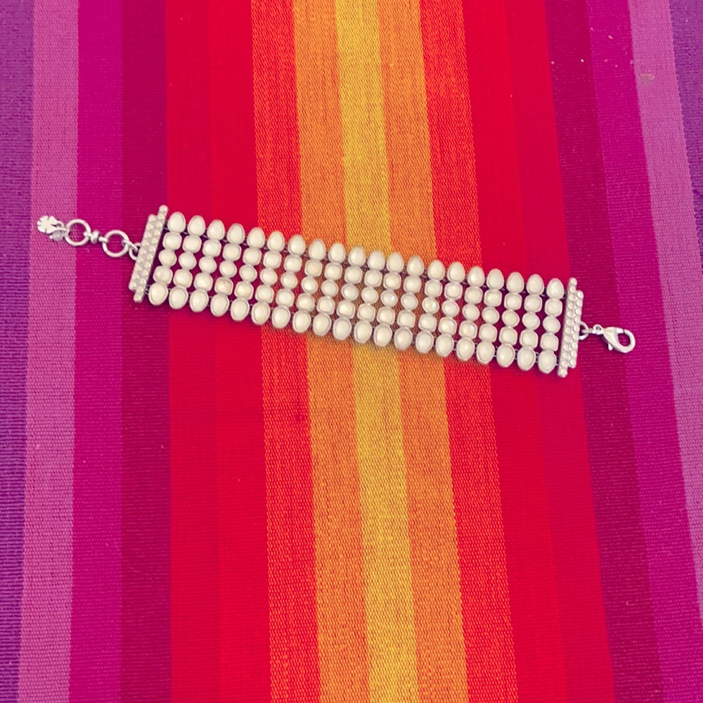 Lucky Brand Bracelet with White Stones